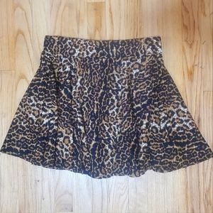 Leopard Print Skirt